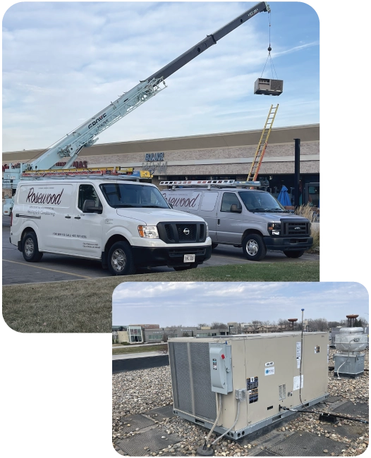 Trust your commercial HVAC needs to Rosewood Heating & Air Conditioning